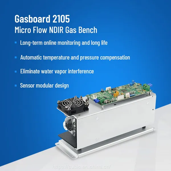 Заводская поставка Micro Flow NDIR Gas Bench CO, CO2, CH4, SF6, SO2 NO Газоанализатор photo-4