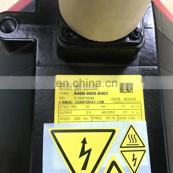 Good Quality New Electric Motor A06B-0085-B403 ac Servo Motor Fanuc photo-4