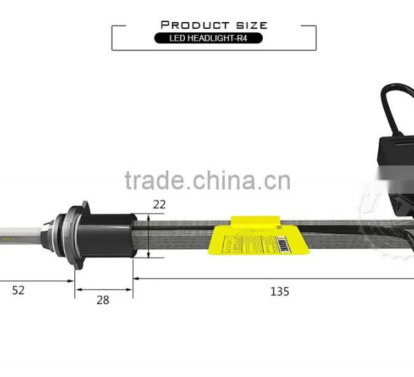 Tinsin Most Popular 40w 4800lm Latest no Fans HB3 9005 R4 LED Car Headlight Bulbs photo-5