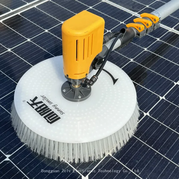 Portable High Efficiency Solar Panel Cleaning Brush Solar Panel Automatic Cleaning Brush Machine photo-3