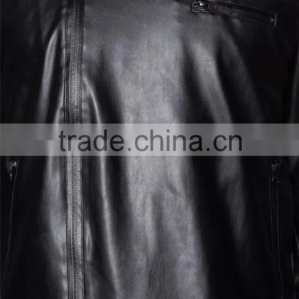 2017 Bulk Biker Jackets for Men Faux Leather Jackets photo-5
