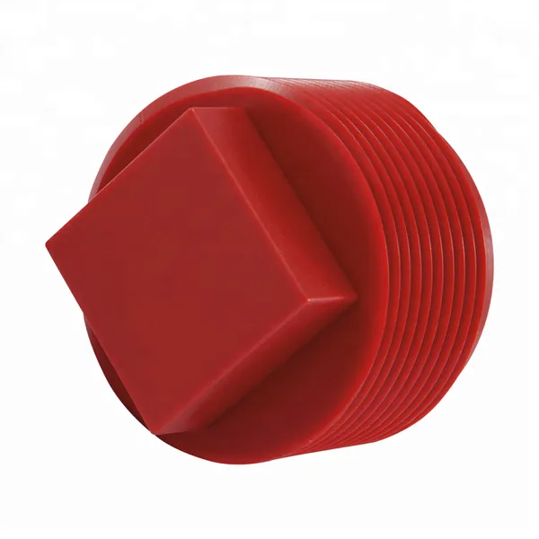 NPT Threads Square Head Sealing Gas Oil Threaded Plastic Waterproof Sealing Npt Pipe Male Plug photo-2