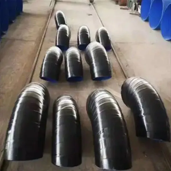 3PE Anti-corrosion Elbow Outer PE Inner EP Anti-corrosion Spiral Pipe Fittings Epoxy Coal Asphalt Resin Inner Plastic Elbow photo-4