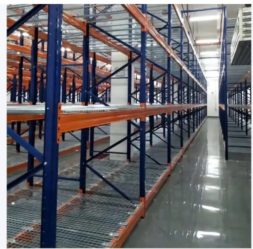 U Support Punch Pallet Flared Channel Heavy Duty Wire Mesh Decks Racks photo-4