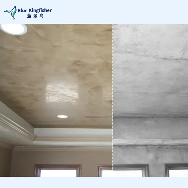 Chinese Blue Kingfisher Manufactures Venetian Plaster, Scratch Resistant and Customizable photo-4