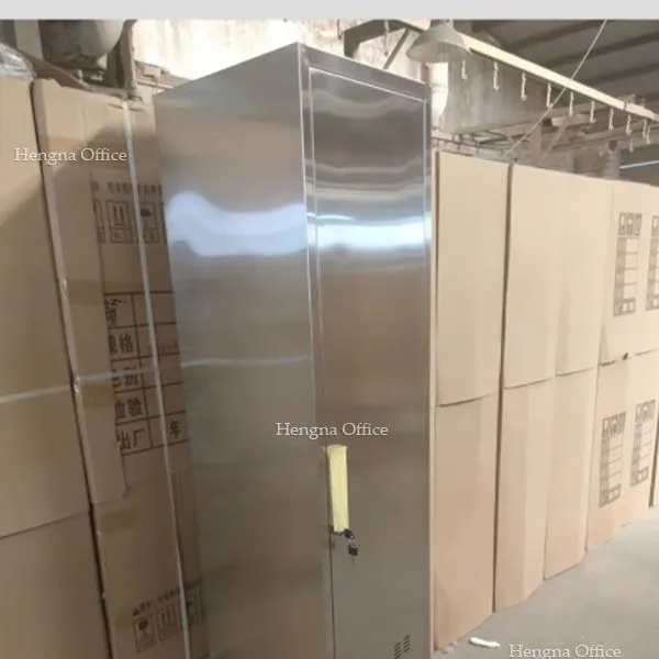 Gym and Locker Room Cleaning Cabinet — 201 SS W500×D400×H1800mm, Lockable With Drying Rod photo-2