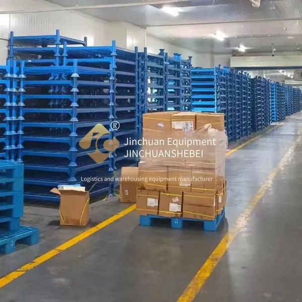 Jinchuan Customizable Stackable Pipe-inserted Stacking Racks, Easy to Assemble and Disassemble, Space-saving for Storage, Independent Layered Storage photo-2