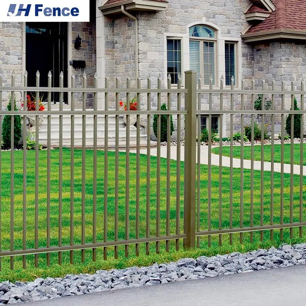 Carbon Steel Steel Hercules Pressed Spear Top Fence Black Metal Fence Panels photo-6
