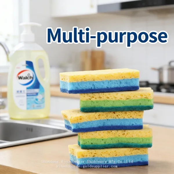 Magic Eco-Friendly Compressed Cellulose Sponge for Kitchen Dish Washing and Car Cleaning