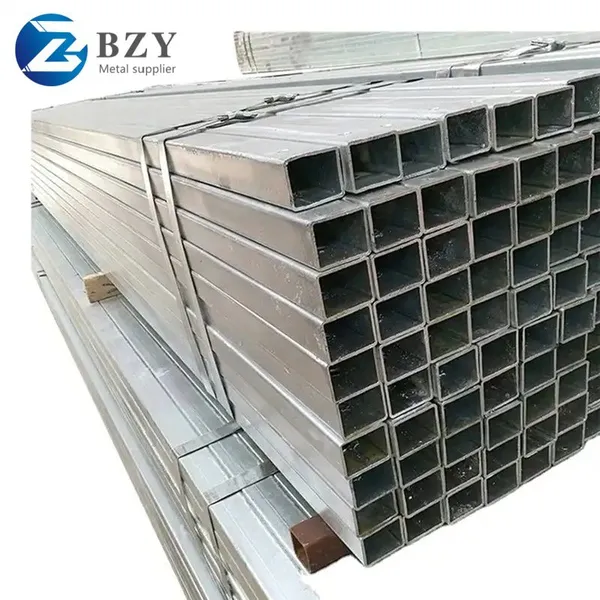 ASTM A36 Pre-galvanized Rectangular Welded Steel Tube MS Iron Steel Square Pipe photo-2