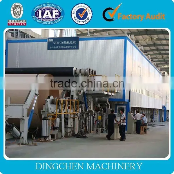 Wheat Stalk Pulp Making Line and Lignin Collect Making Line, 70 T/D, 3200mm, Raw Material: Waste Paper, Unbleached Pulp
