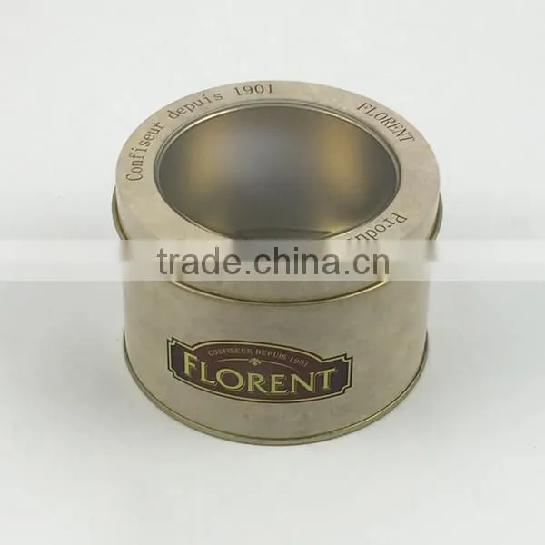 Small Round Window Tin Box for Sweet Package photo-5