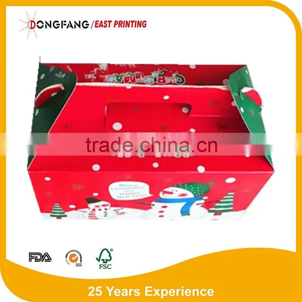 Folding Ivory Card Board Paper Cupcake Packaging Box Take Away Paper Cake Box photo-4