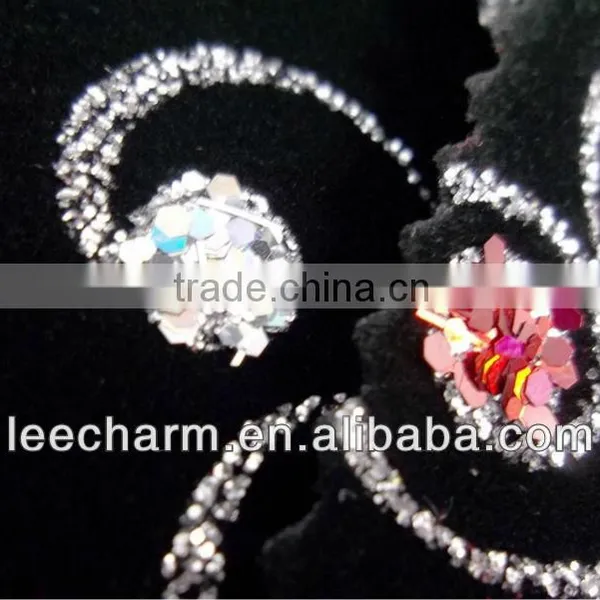 Flocking Fabric With Spray Paint Sequin