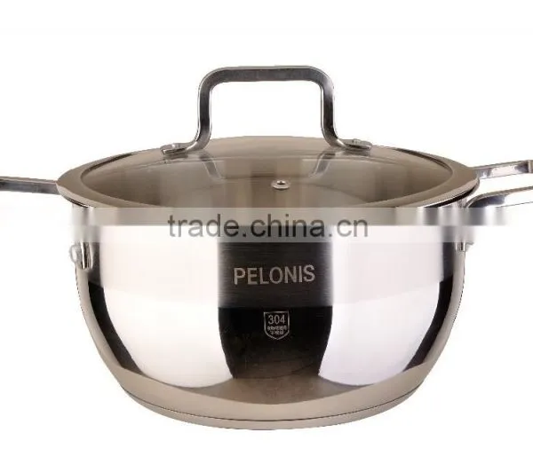 Kitchen Ware Stainless Steel 304 Induction Cooking Pot
