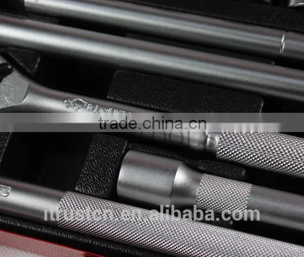 25PCS 1/2" Metal Box Socket Set With L Handle 4025AAL GS KING TOOLS Made in China photo-2