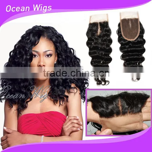 High Quality Bangs Lace Jerry Curl Closure photo-5