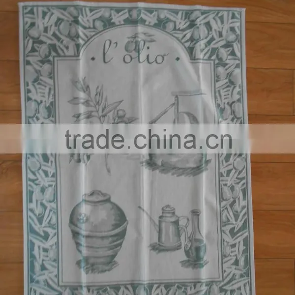 100%cotton Kitchen Towel With Jacquard Design