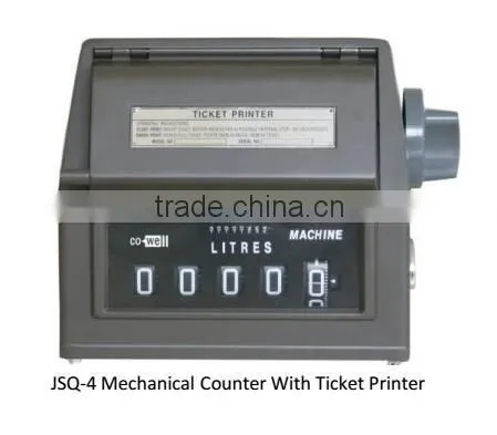 Flow Meter Register Counter / Flowmeter Mechical Counter With Ticket Printer