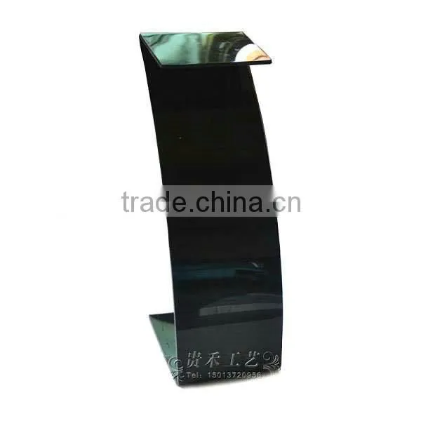 Black Magazine Display Rack 2015 New Acrylic Brochure Stand, Magazine Shelf photo-3