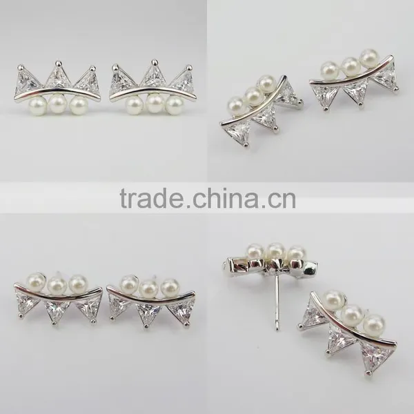 Good Price Factory Wholesale Fancy Ziron Stud Earring photo-2