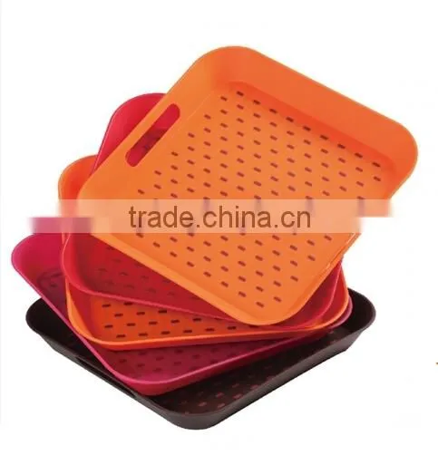 Plastic Trays and Fruit, Beverage Trays