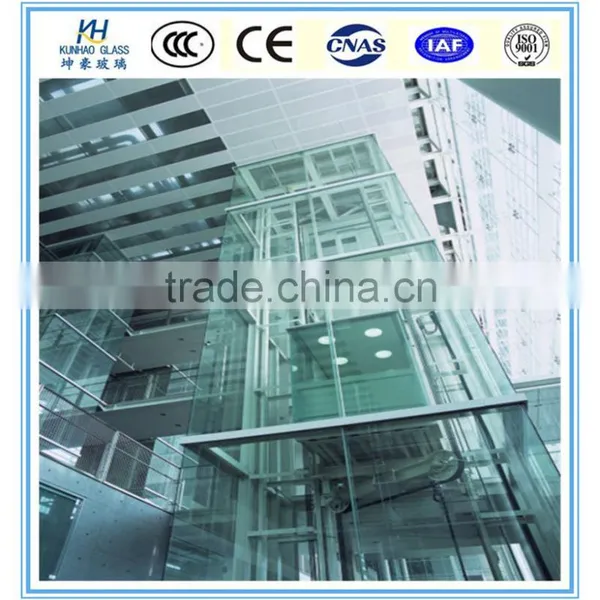 12-19mm Glass Elevator Curved Tempered Glass Glass for Sightseeing Elevator photo-5