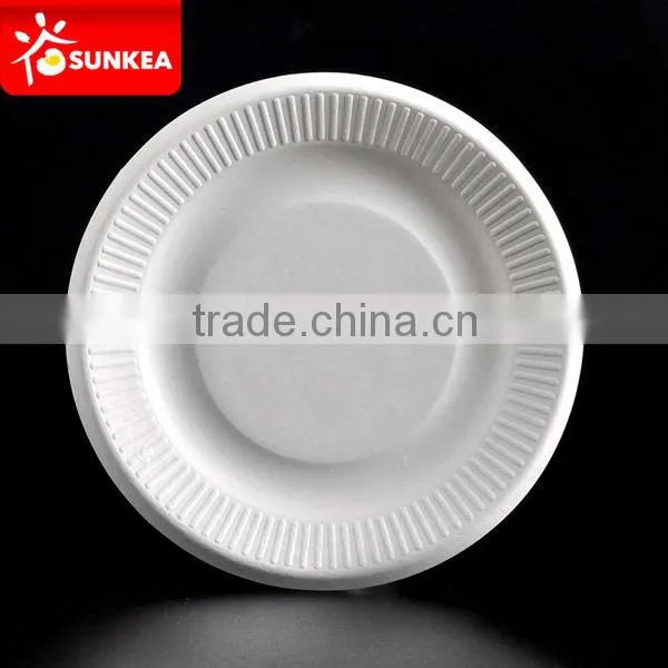100% Biodegradable Sugarcane Cake Plate, High Quality Cake Plate,Disposable Tableware Quality Choice photo-3