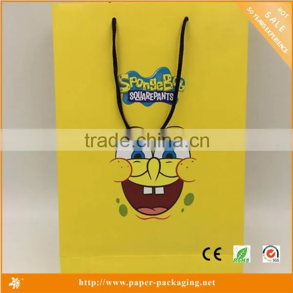 DW-G11901 Cartoon Spongebob Squarepants Handle Paper Gift Bag photo-3