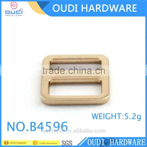 Eco Friendly Light Gold Release Buckle for Backpack Strap Adjuster photo-3