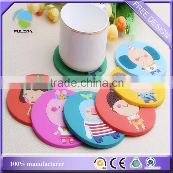 Thick Kids Kindergarten Soft PVC Rubber Mixed Pack Tea Drink Mat photo-4