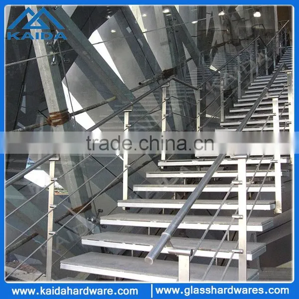 Glass Railing System With Stainless Steel Balustrade photo-6