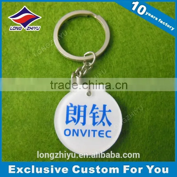 Custom 4C Printing Enthusiastic Red Heart Acrylic Keychain photo-2