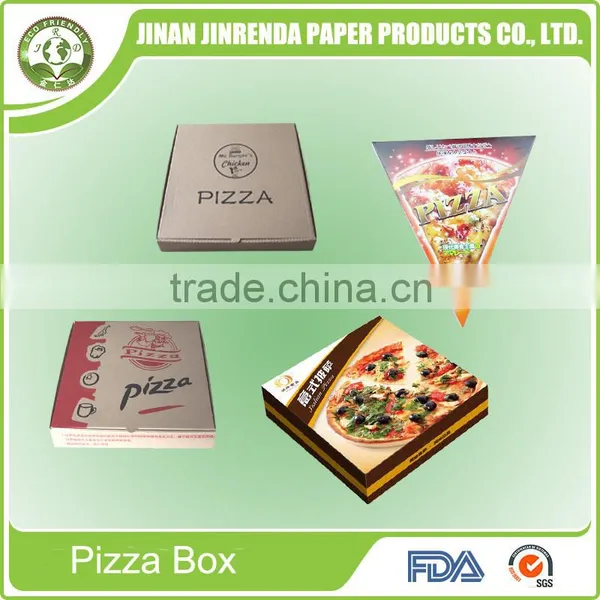 Take Away Brown Kraft Paper Custom Pizza Box photo-3