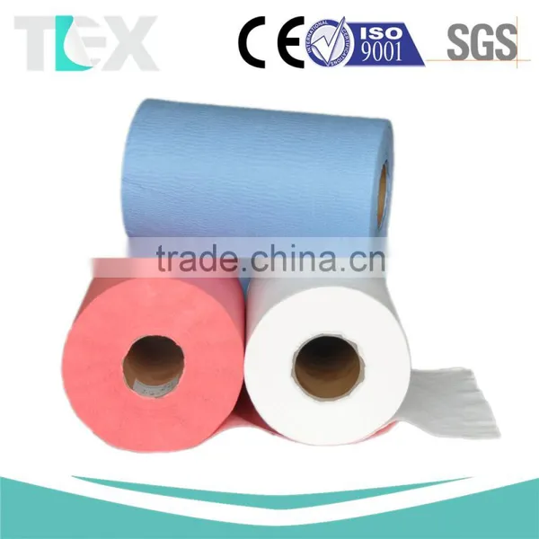 [China Factory] High Tensile Industrial Cleaning Woodpulp Laminated Spunlace photo-3