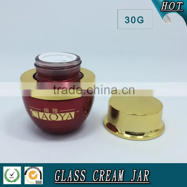 30G Coloured Cosmetic Glass Jars photo-2