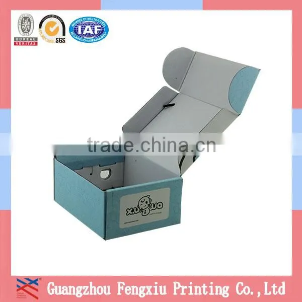 Full Color Printed Matte Laminated Paper Cardboard Packaging Box for Shoes photo-4