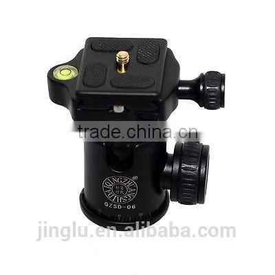 QZSD-06 Q-06 Q06 Aluminum Camera Tripod Ball Head Ballhead+Quick Release Plate P photo-3