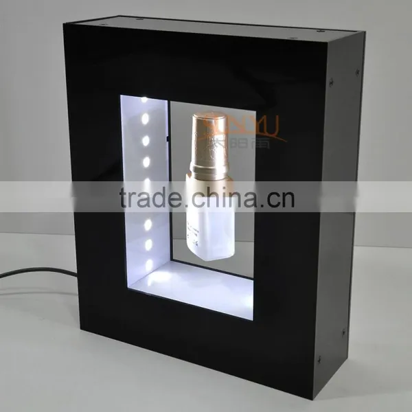 7*9 Inch Cube Shape Black Magnetic Levitation Display photo-2