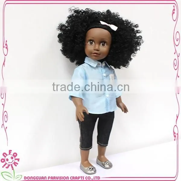 Beautiful Black Fashion Custom Vinyl Body Moveable Baby Doll photo-2