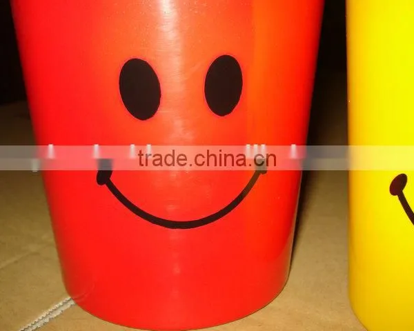 BT011 Desktop Round Plastic pp Mini Trash Can photo-5