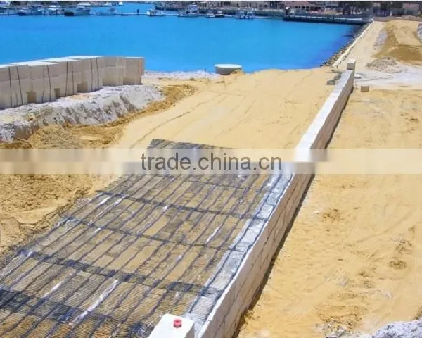 High Tensile Strength PP Uniaxial Geogrid For Road Reinforcement photo-4