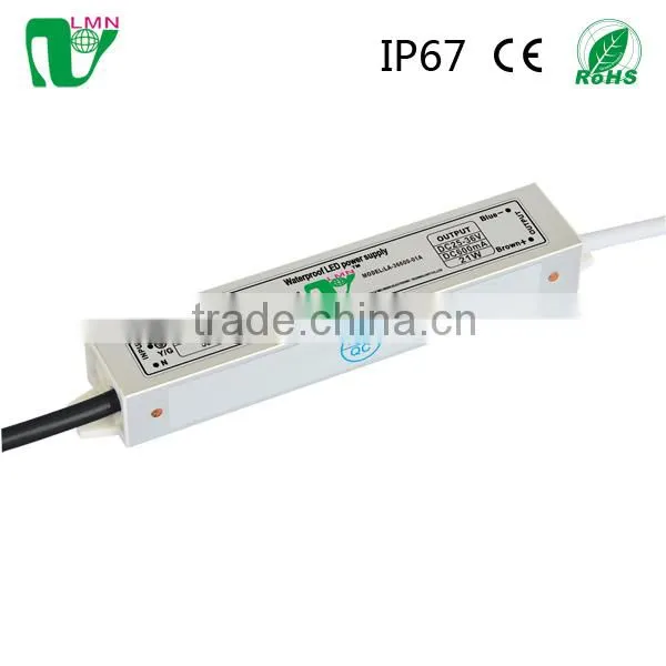 China IP67 Waterproof Constant Voltage 30W Led Driver Supply