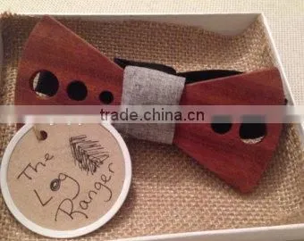 Men Wood Bow Tie Boxed Set