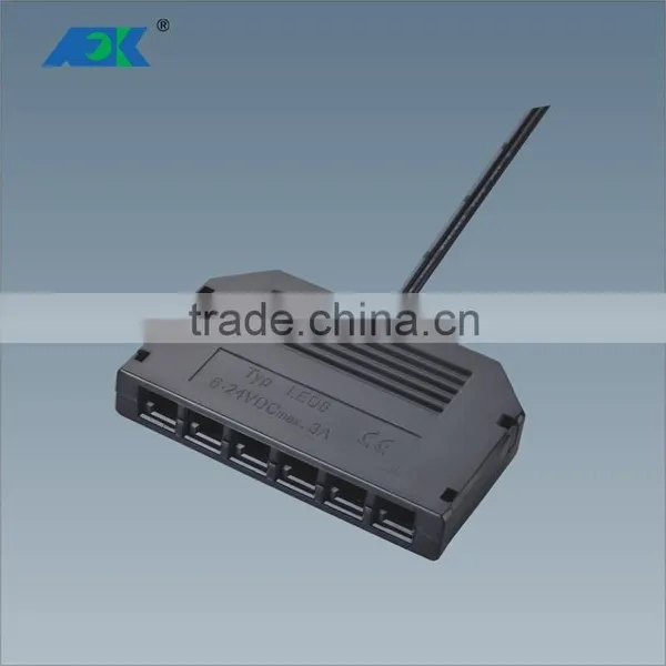 Hot Sale High Quality Customizable Furniture Light Touch Sensor Switch 12V 3 Way Connection Boxes, Junction Boxes photo-3