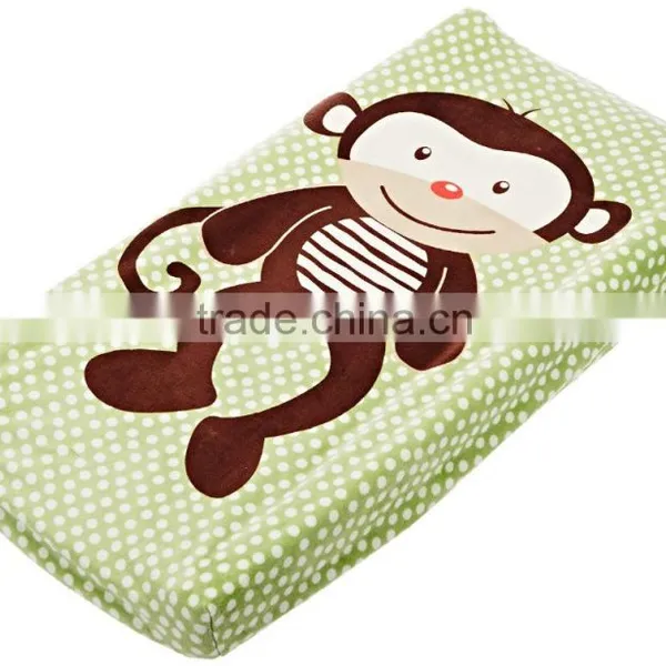 New Design Printing /embroidery Fabric Waterproof Baby Cloth Diaper Contoured Changing Pad photo-4