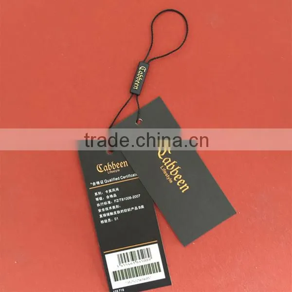 Custom High Quality Fashion Paper Hang Tag, Hang Tag for Garment