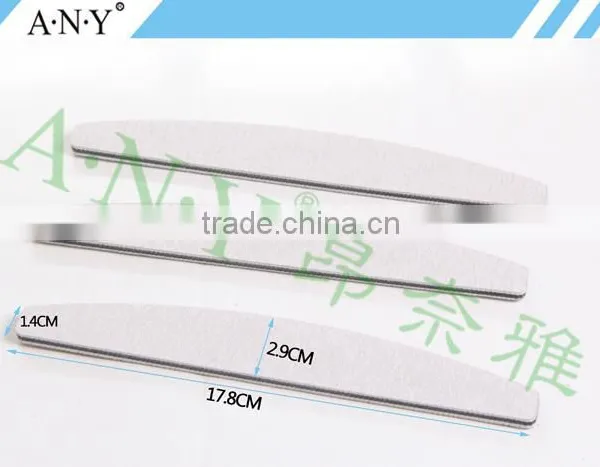 Professional Nail Art Manicure Tools White Color Paper Nailf File Wide Shape photo-6