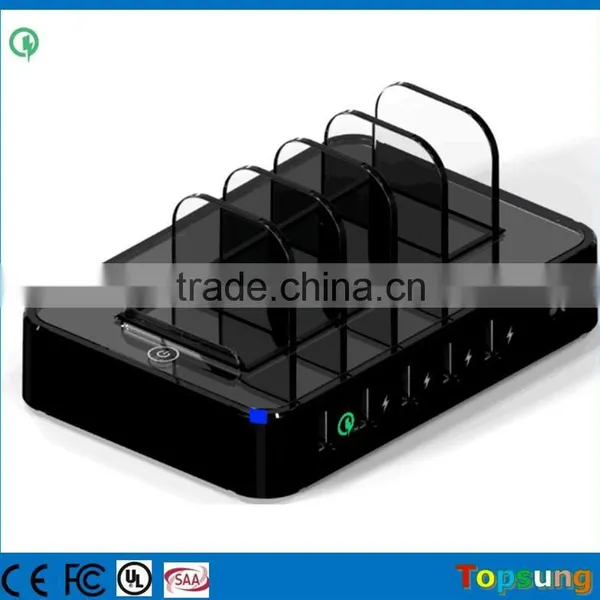 Amazon Hotsale 5-in-1 Quick Charger Usb Power Adapter for Iphone LECHANCE photo-3