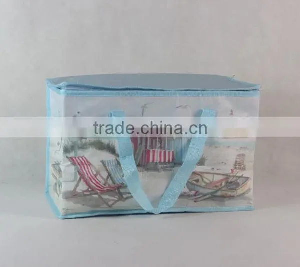 High Quality Custom Cheap Reusable Wine Bag Water Bottle Cooler Bag photo-3